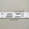 3D ABS Chrome Car Letters Logo 118i 120i 125i Rear Trunk Badge Emblem Sticker For BMW 118i 120i 125i Tail Marking Accessories CB4