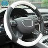 DERMAY 5Colors Leather Steering Wheel Cover Sport Style Car Covers,Fit Most Car Styling Factory Wholesale High Quality