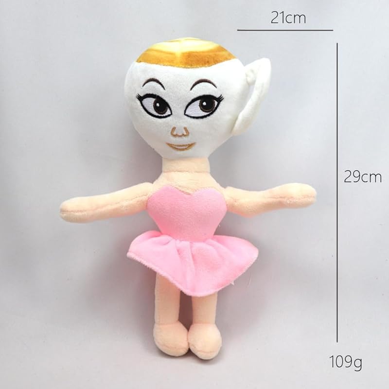 Italian Brainrot Tuntuntunsaful Plush Toy, Tralalero Tralala, Internet Meme, Decoration, Birthday Gift (Ballerina Capuccina)