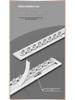 Inward Opening Bay Window Curtain Track - No-Drill, Shaped, Sliding with Hooks