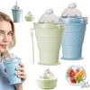 Silicone Foldable Ice Ball Cup Press Easy Demoulding Ice Ball Maker Mold  Travel Camping