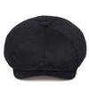 Dark Beret Cabbie Hat Oversized Painter Hat Beret Baker Boy Hat for Street Strolling Fashion Hat Props