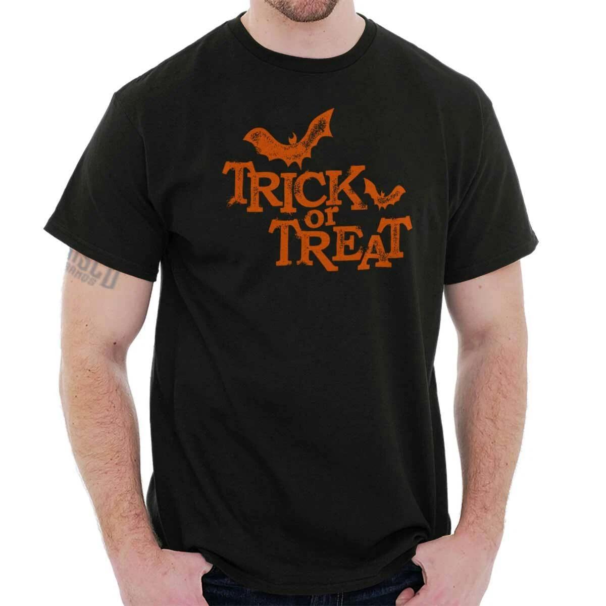 Trick Or Treat Happy Halloween Bat Spooky T Shirt Tee XXXXL