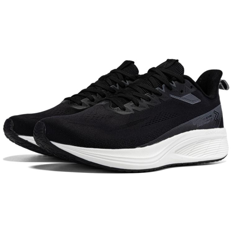 361 Versatile Abrasion Resistant Lightweight Wear resistant And Lightweight Low top Running Shoes Men's Black Gray 572412216 /