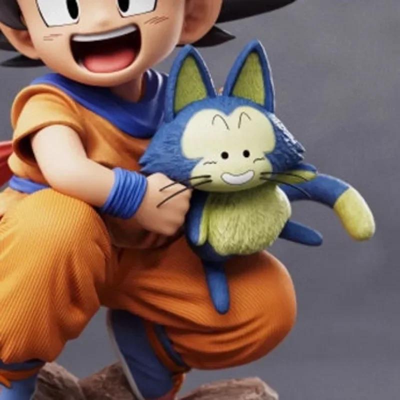 10cm Figurka Anime Dragon Ball Z Figurka Goku Goku Objęcie Pura PVC Figurki GK Yamcha Anime Kolekcjonerski Model Zabawki Prezenty