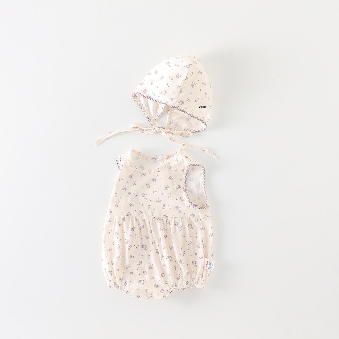 

Korean Style Newborn Girl Romper with Cute Bear Design 80 cm светло-фиолетовый