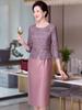 2025 Elegant Purple Wedding Banquet Dress for Mother of the Bride