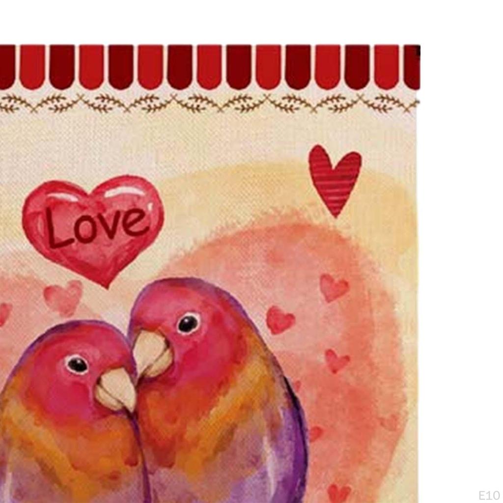 Love Blossom Garden Flag - Elegant Outdoor Decor for Celebrations