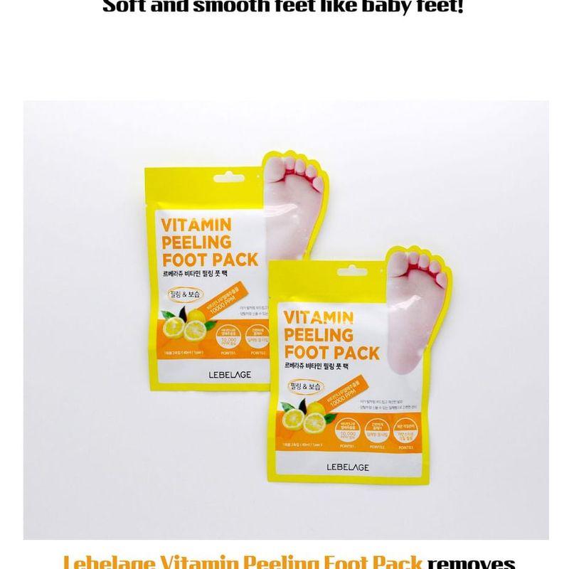 LEBELAGE - Vitamin Peeling Foot Pack
