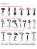 Wireless Control Handheld Gimbal Mobile Phone Selfie Stick With Shutter Manualwired Control Gimbal Stabilizer With Light