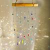 Crystal Wind Chimes Rainbow Suncatcher Window Wind Bells Crystal Hanging Pendant Outdoor Home Garden Decorations