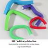 10pcs Flexible Hair Curling Rod Square Hair Curler Makers Soft Foam Bendy Twist Curls Flexi Rollers Styling Tools DIY No Heat
