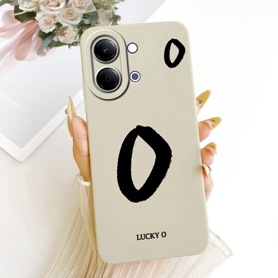 For Vivo Y05 4G Case Y11d Y11 5G Cover Lucky A-Z Letters Soft Silicone Coque Phone Case For Vivo Y21 5G V2553 Cases