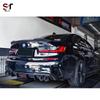 BMW 3 Series G20/G28 Carbon Fiber Rear Lip Bumper Diffuser with Lights
