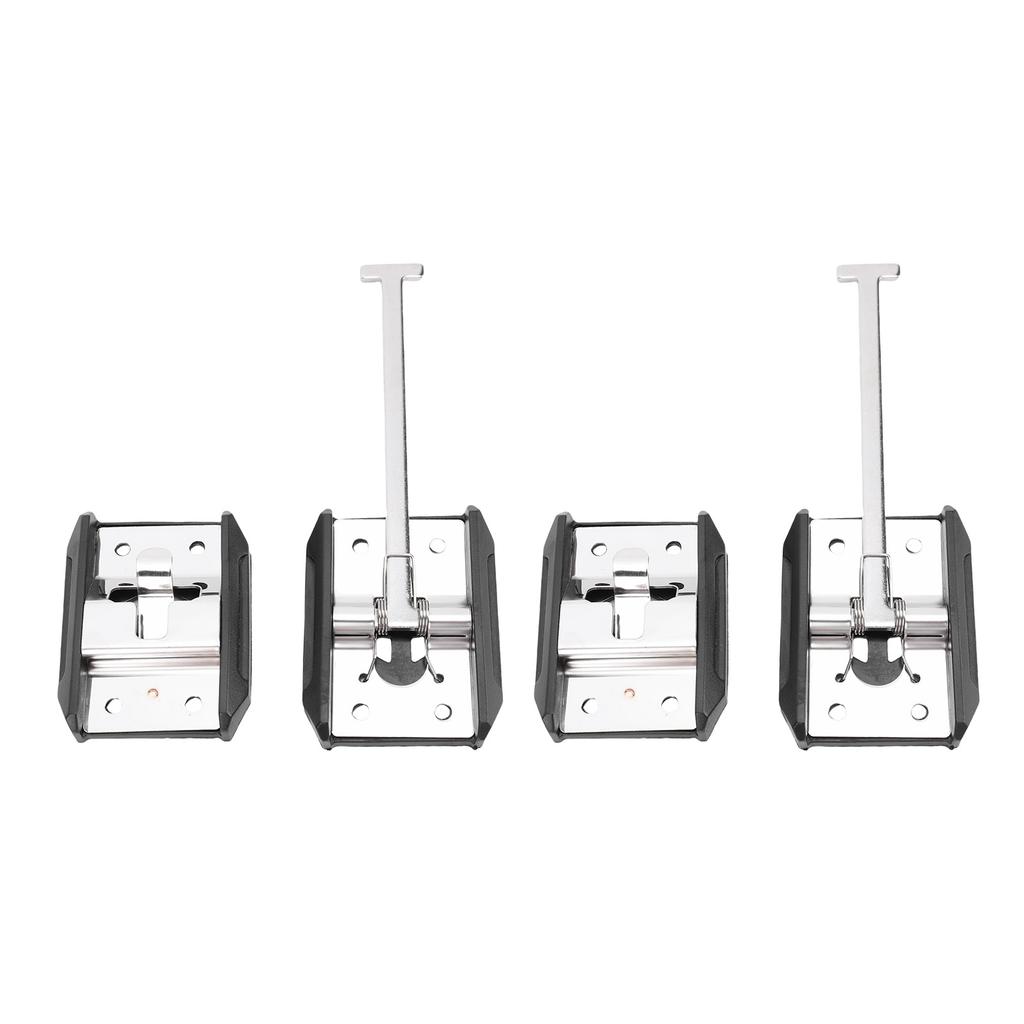 T Style Entry Door Latch Thickened 304 Stainless Steel RV Entry Door Latch Catch Holder for Travel Trailer 6 Inch