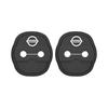 2/4pcs Silicone Car Door Lock Buckle Protector Cover For Nissan Nismo Juke Note Versa Almera X-Trail Xterra Qashqai Accessories