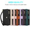 Crossbody Zipper Cards Solt Wallet Leather Case For Samsung Z Fold 7 6 5 4 3 5G Fold6 Fold5 Lanyard Kickstand Bag Pocket Cover