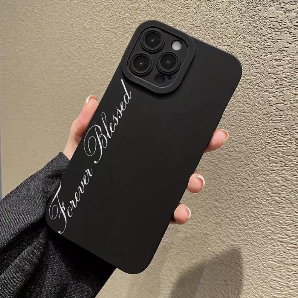 The new simple Korean style is suitable for iphone17 mobile phone case Apple 16promax/15 English 14pro13 Europe and America