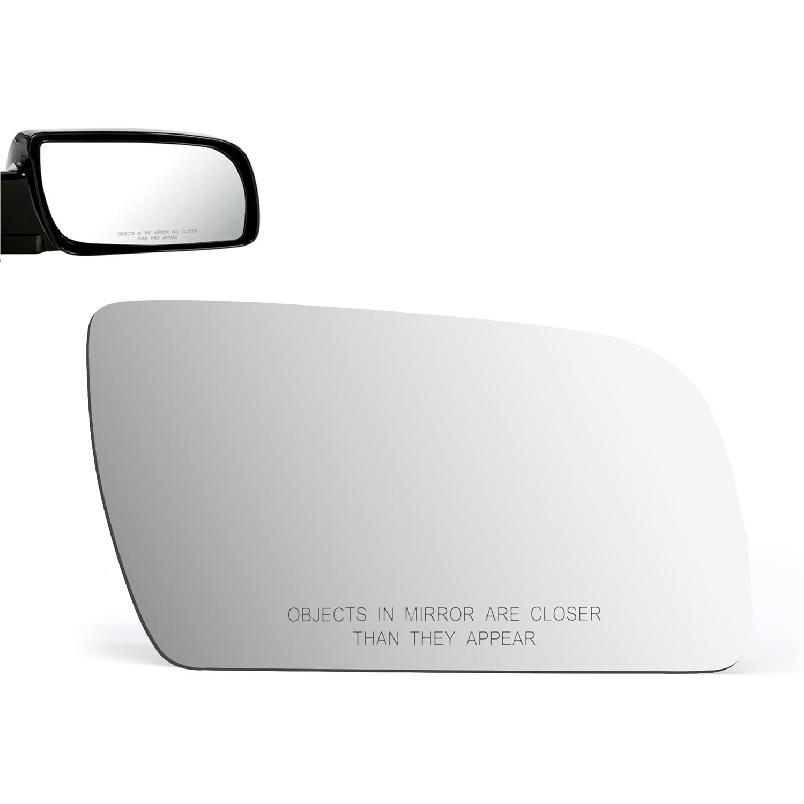 

NEYASU Driver Left Side LH Mirror Glass fit for 1990-2000 Chevy GMC C1500 C2500 C3500 K1500 K2500 K3500 Pickup Truck Tahoe Blazer Jimmy Yukon Flat Passenger Right Side