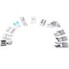 11pcs Multi Function Domestic Sewing Machine Presser Accessories Set