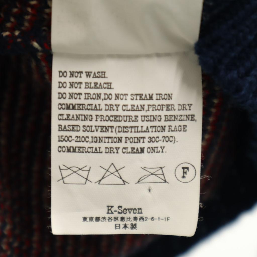 TENDERLOIN 15AW Made in Japan Wool Blend Wing Pattern Long sleeve sweater Men's Used