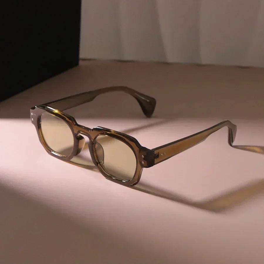 

Women Vintage Square Sunglasses Men Mirror Gradient Oversized Female Retro Fashion Luxury Design Eyewear Other