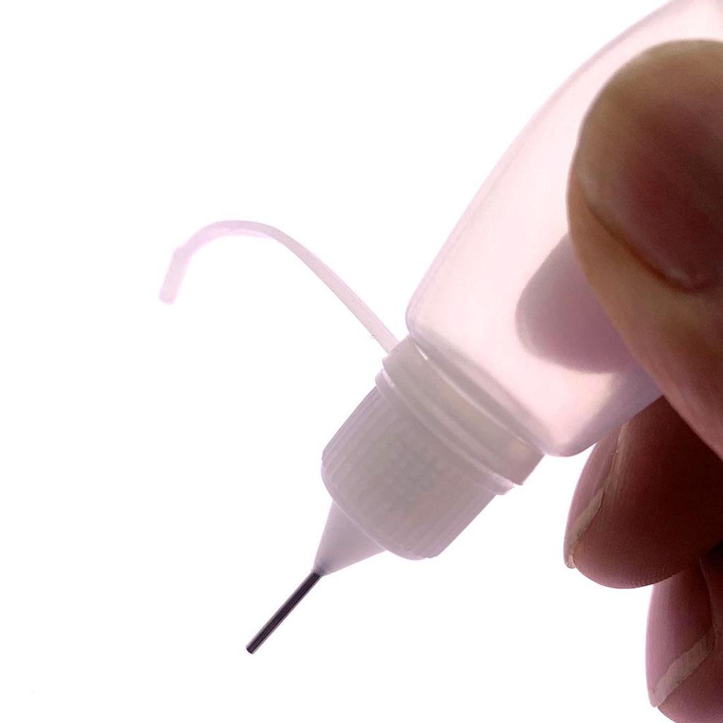 Needle-Point Liquid Dispensing Bottle for Makeup, Tattoo Pigment, Essential Oils, PE Plastic