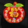 Chinese Style Fu Character Door Sticker 3D Design New Year Wall Sticker  Wall Door Decoration