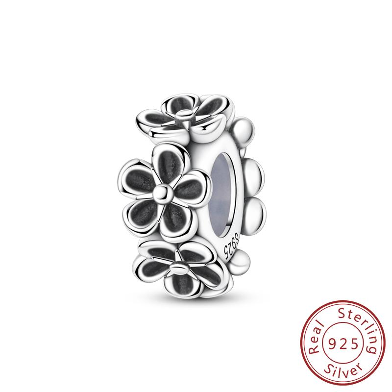 Original Charms Bead Copper Apple Skull Butterfly Flower Cat Starry Sky Charm Fit Bracelet Pendant Diy Jewelry Gift