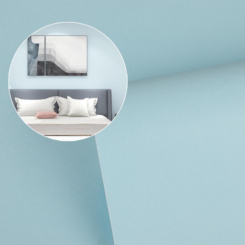 

Водонепроницаемые синие самоклеящиеся японские обои для спальни и общежития, влагостойкая наклейка для стен и рабочего стола 45cm x 10m