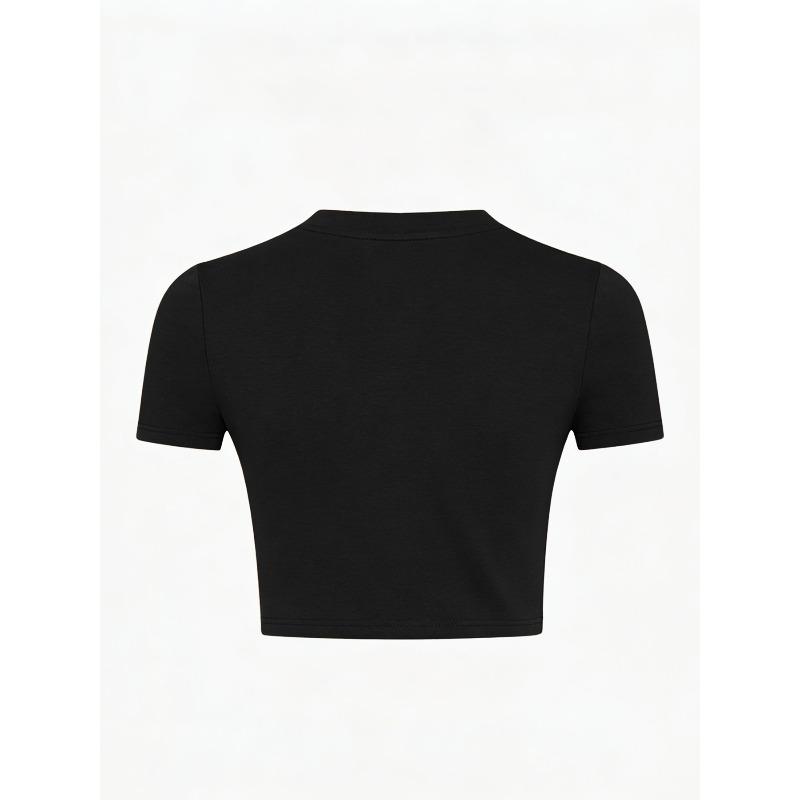 Women' S Printed Short-sleeved T-shirt.