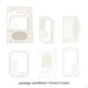 4 Pieces Embossed Notes Journal Decoration Collages Crafts Decorating Creative Elegant Art Scrapbook