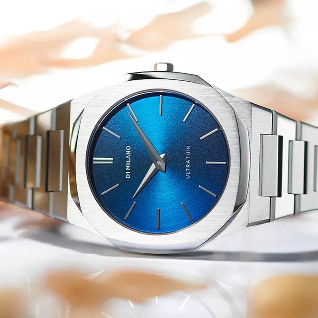 Authorized Distributor [D1 MILANO] D1 Milano Watch Women's Unisex Watch UTBL21 [ULTRA THIN] Ultra Thin Mini Geo 34mm Stainless Steel Strap