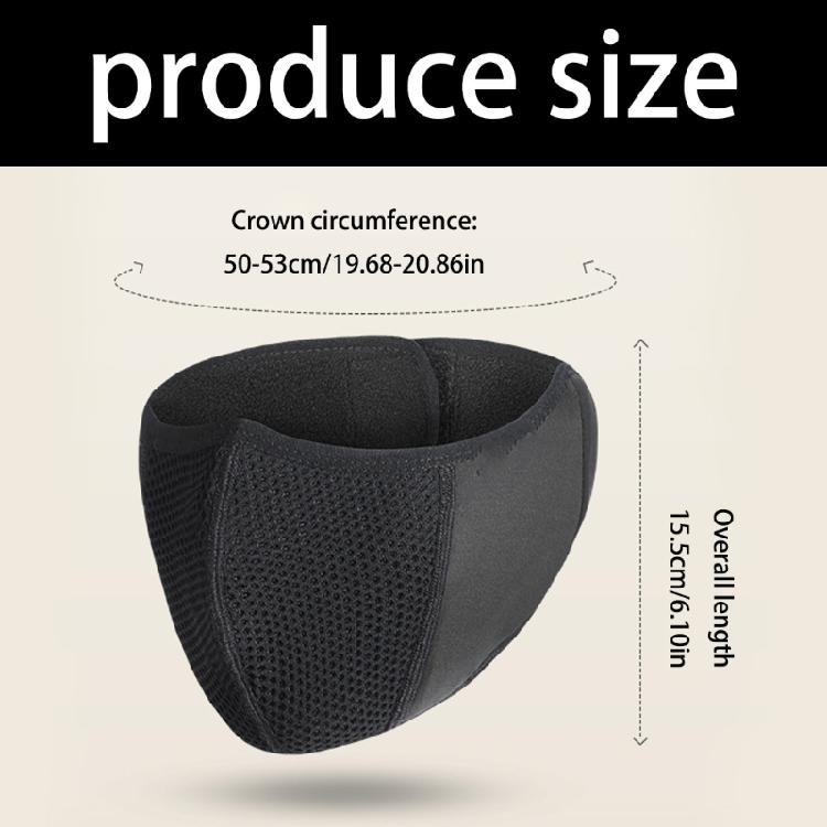 Windproof Biking Face Cover Cold Weather Cycling Mask Breathable Fleece Half Mask Cycling Accessories Enduring