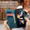 Full Coverage Card Holder Phone Bag Case For Samsung Galaxy Z Fold 4 Fold5 Fold4 Fold 5 5g Zfold4 Zfold5 Non -Slipp Matte Cases