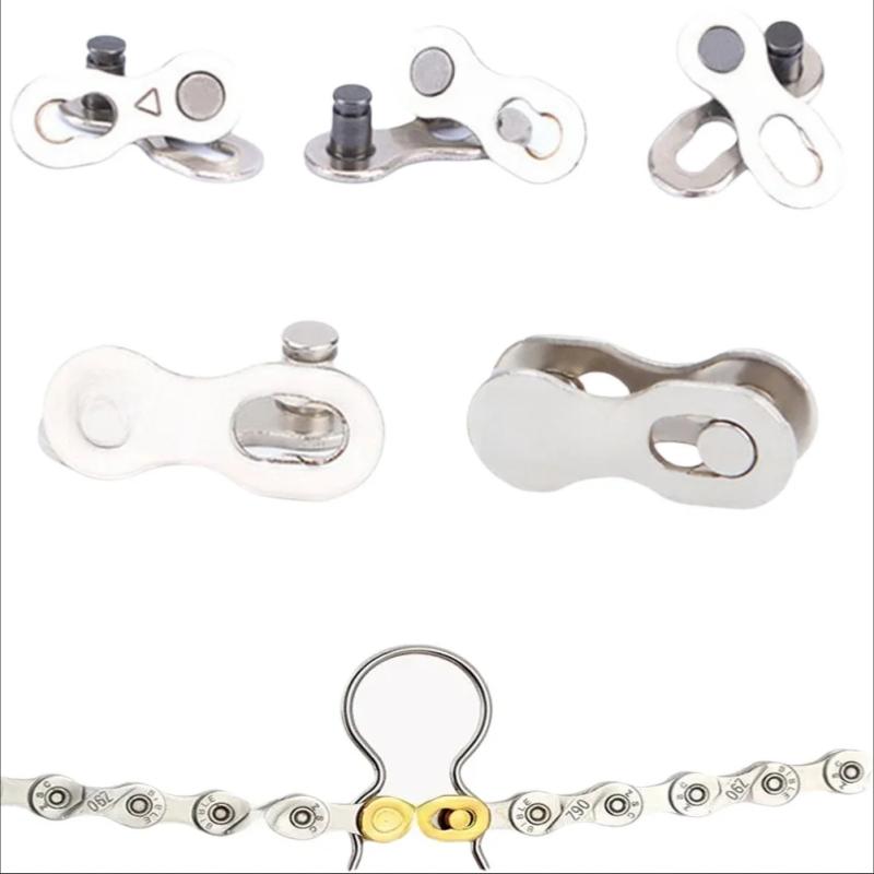 Mountain Bike Chain Magic Buckle Single Speed Chain Quick Release Bicycle Chain Missing Link Bicycle Parts 1/8S/9/10/11/12 Speed