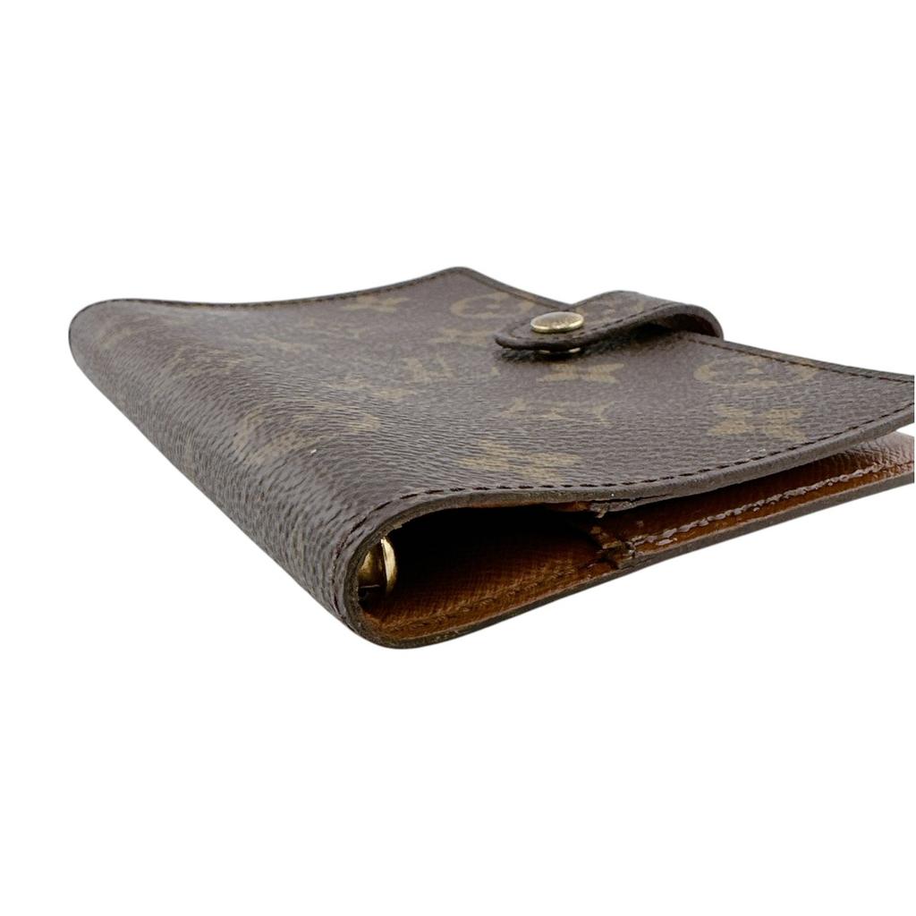 LOUIS VUITTON Monogram Agenda PM R20005 Notebook cover Monogram canvas Brown Used