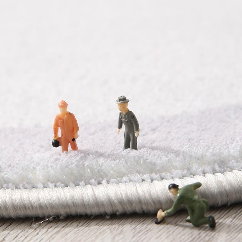 Modern Simple Bedside Rug Ins Style Living Room Decoration Plush Carpet Irregular Cloud Rugs for Bedroom Fluffy Soft Plush Mat