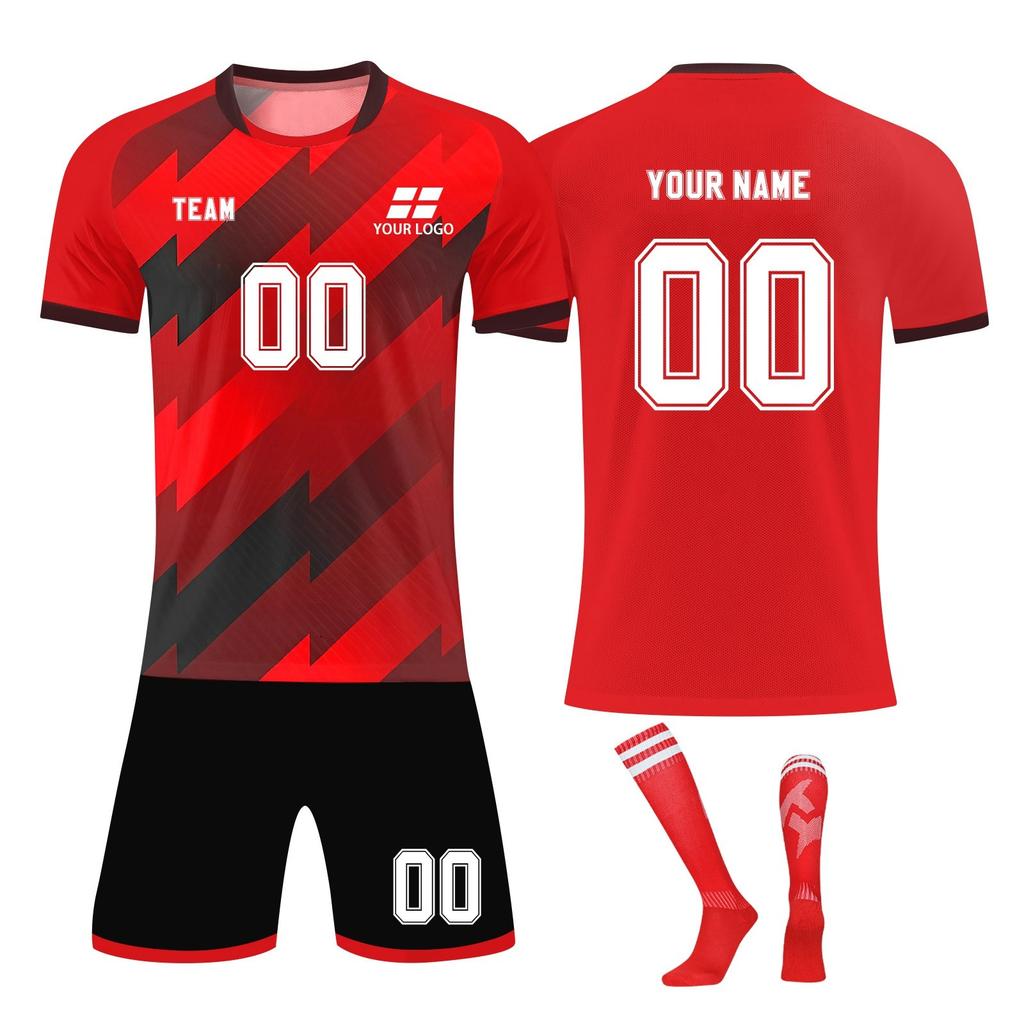 Personliga skjortor Kit Herr tjejer med namnnummer Anpassade fotbollströjor för pojkar träningsdräkt