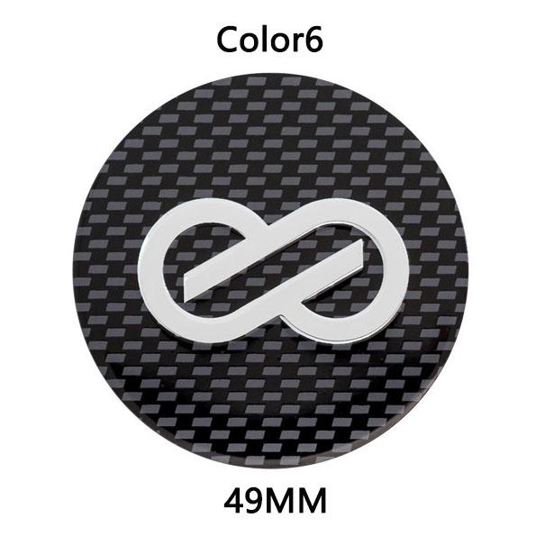 4PCS/Lot 49MMM OLK RAYS SSR ENKEICar Wheel Center Hub Cap Sticker Car Badge Emblem Sticker
