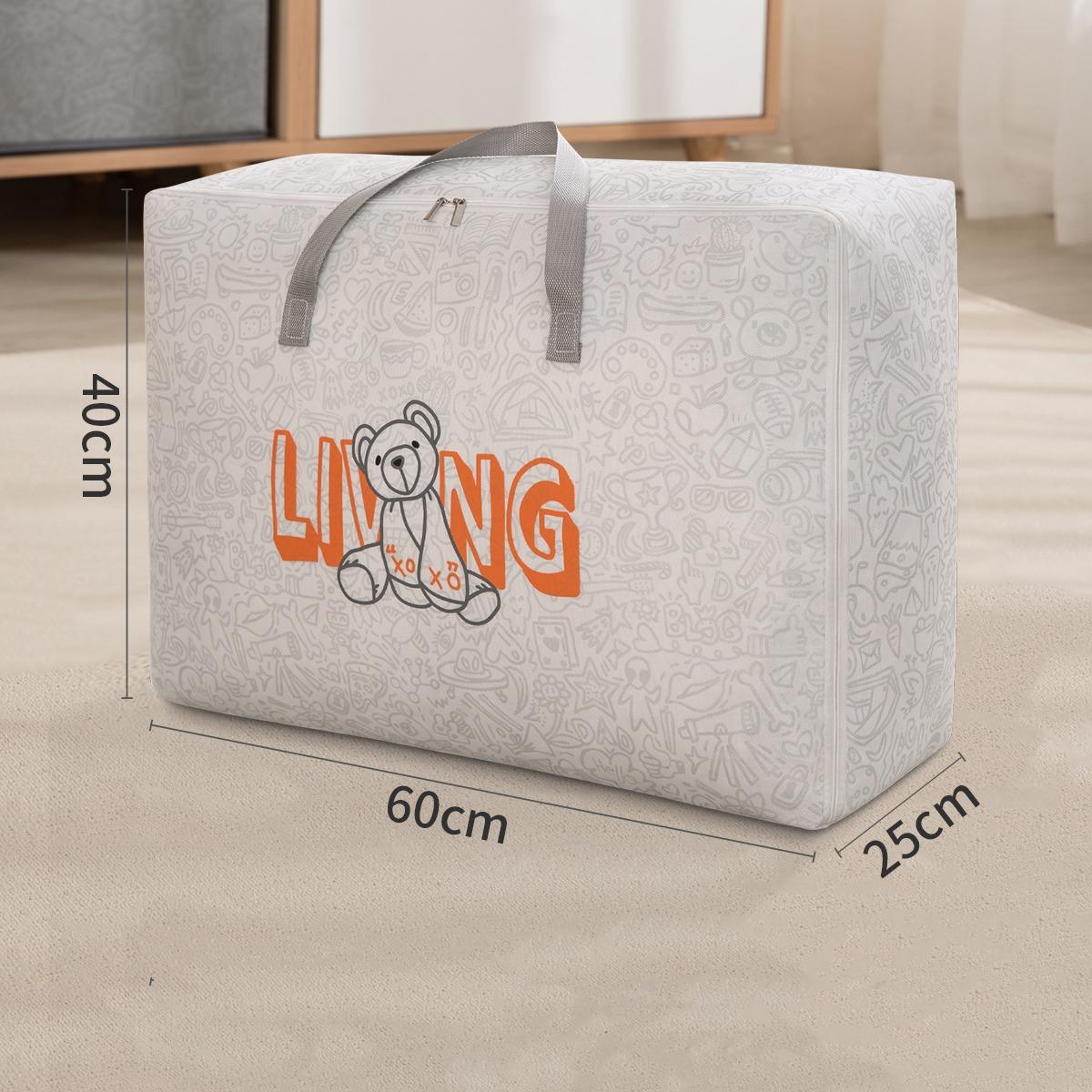 

Сумка для переезда, стеганая сумка для хранения одежды, органайзер для одеял, утолщенная сумка из змеиной кожи, водонепроницаемая, влагостойкая, большая спортивная сумка M белый