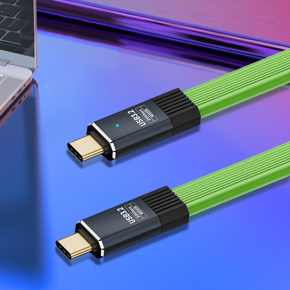 Type C To USB C Cable PD 100W Fast Charging 20Gbps Charger Wire Cord USB Type C Cable for iPhone 15 MacBook MateBook Samsung S21