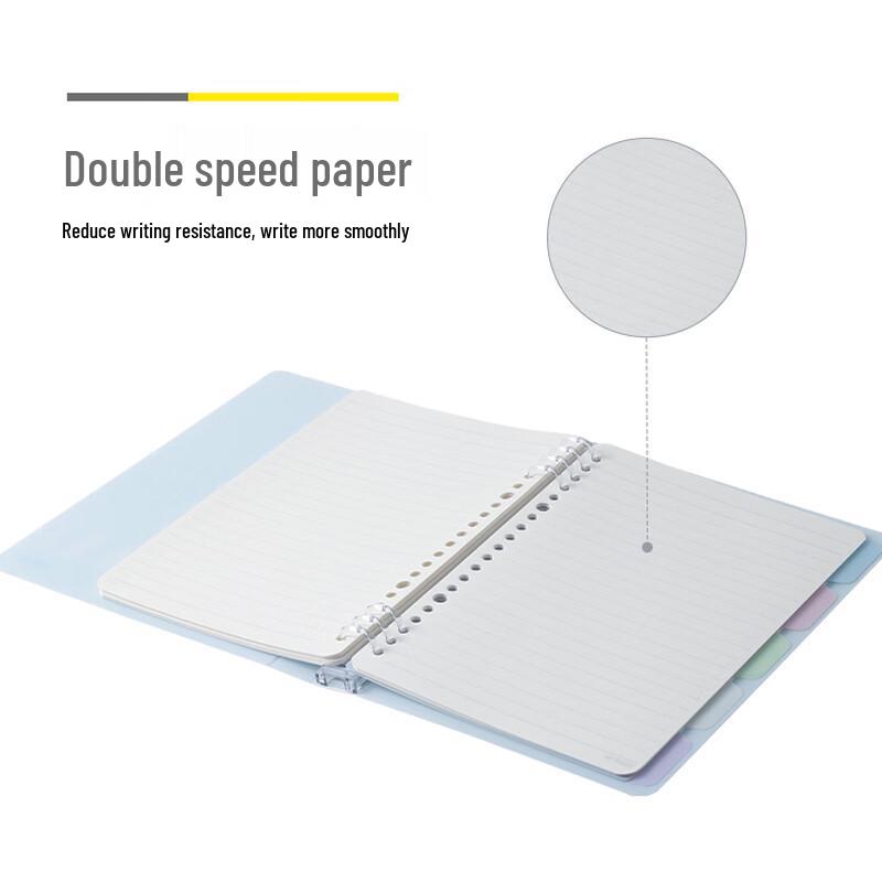 M&G A5 Lined Loose-Leaf Notebook