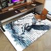 1PC Eagle Fish Non-Slip Floor Carpet Compatible for Office&Living Room&Dining Room - Flat-Weave Machine- Soft & Pattern-E279