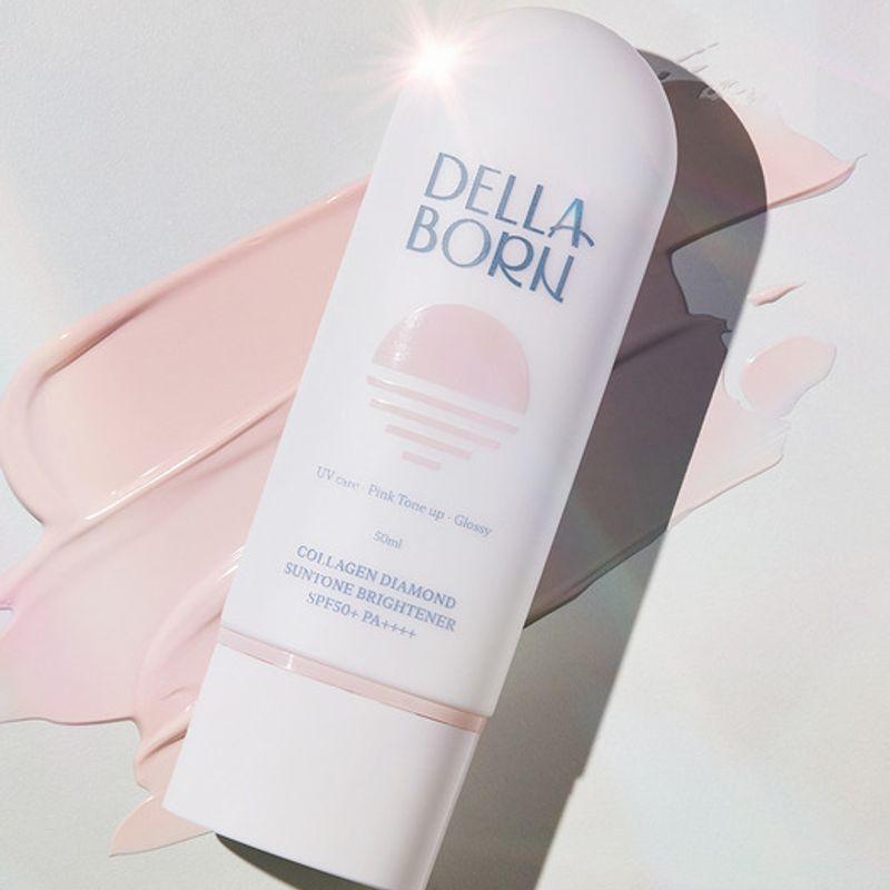 DELLA BORN Collagen Diamond Sun Tone Brightener SPF50+ PA++++ 50ml Suntone Brightener SPF50+ PA++++ 50g