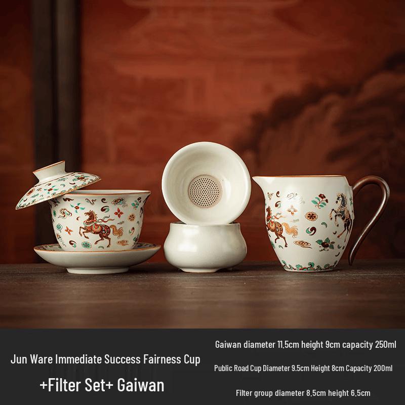 Chaxun Ru Kiln Tea Set