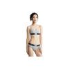 Calvin Klein Reggiseno Senza Fili Stampa Integrale Serie Ck96 Spallino Sottile Donna Lingerie Grigio QF7216AD-P7A