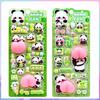 2pcs Panda Soft Butt Sticker 3d Pinch Decompression Toy Diy Phone Case Water Cup Decoration Sticker Hand Account Sticker Gift