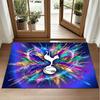 Tottenham Hotspur Design Crystal Velvet Rug Soft Decorative Mat for Bedroom Entrance