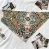 Style Bohème Mode Broderie Corset Large Ceinture Femmes Décontracté Décoratif Ceinture de Corsage à Lacets Foulard Triangulaire